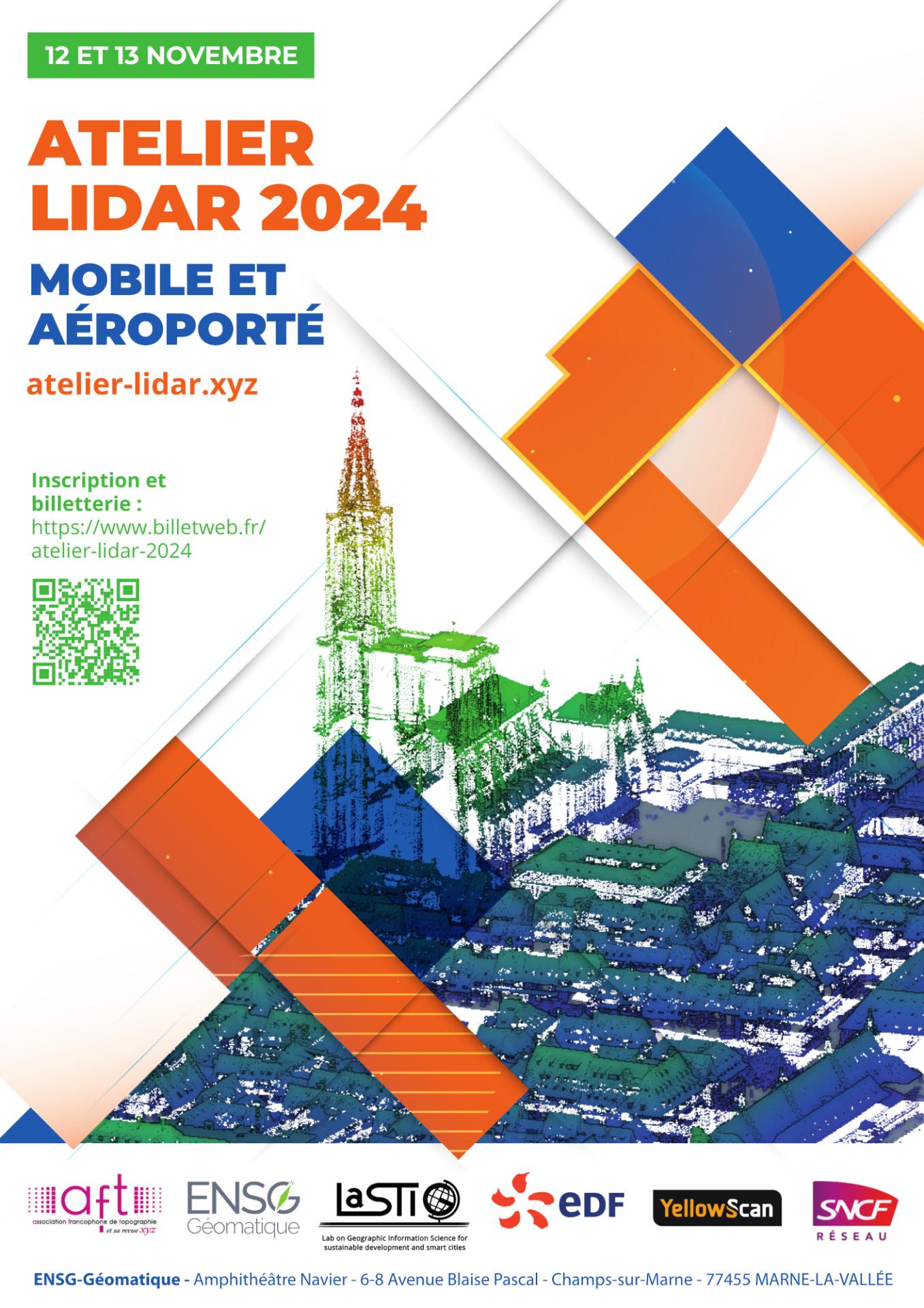 Affiche a4 atelier lidar 2025